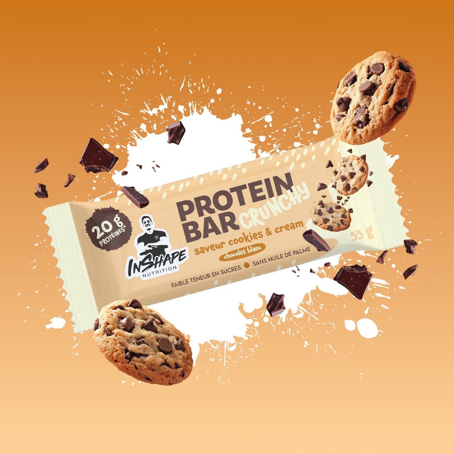 Protein Bar Crunchy 55 g