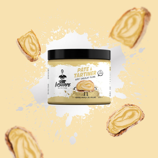 Pâte à tartiner goût chocolat blanc